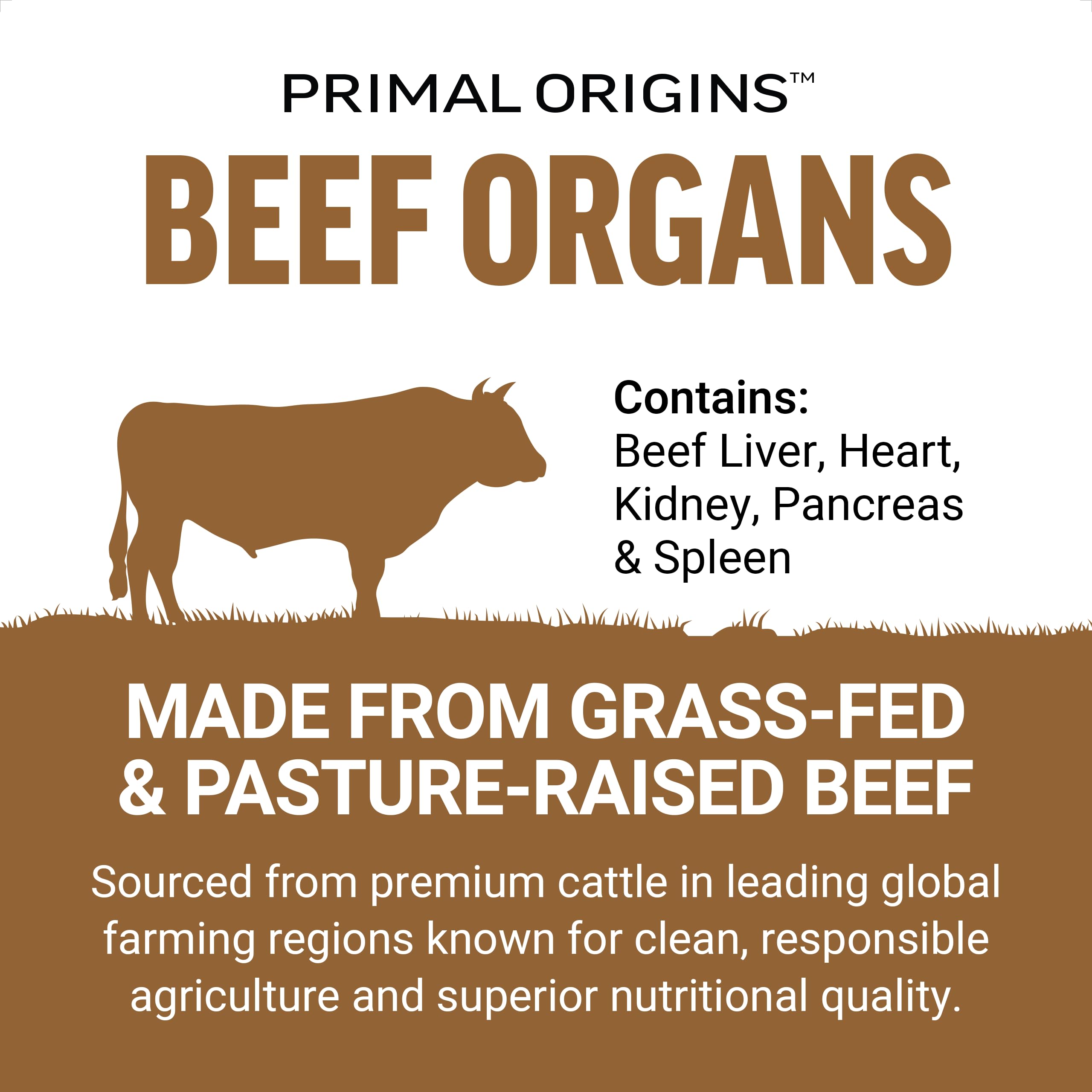 Force Factor Primal Origins Beef Organs ingredients list