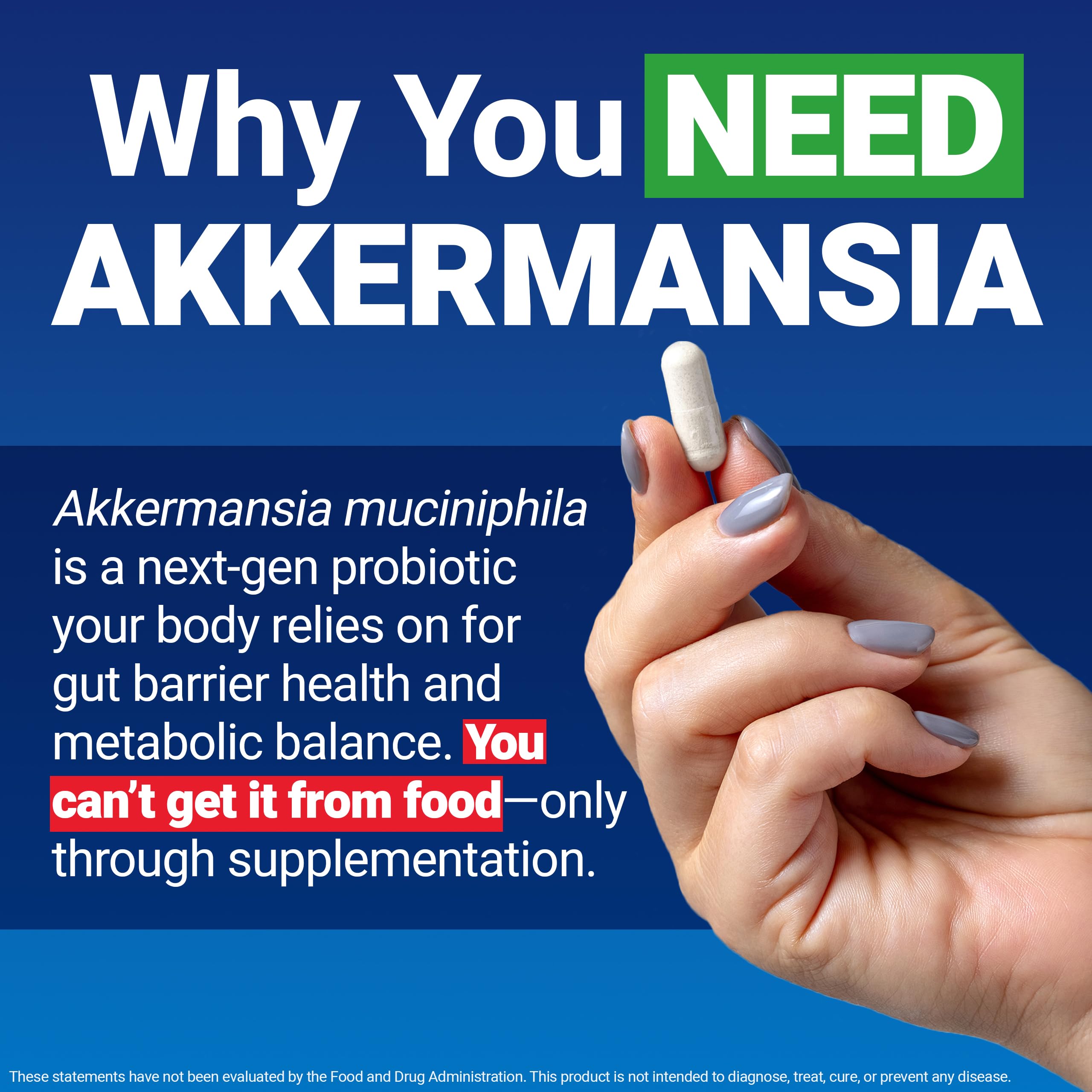 Force Factor ProbioSlim Akkermansia Muciniphila Probiotic 60 Capsules with packaging