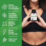 Force Factor ProbioSlim Extra Strength Probiotic capsule bottle side view
