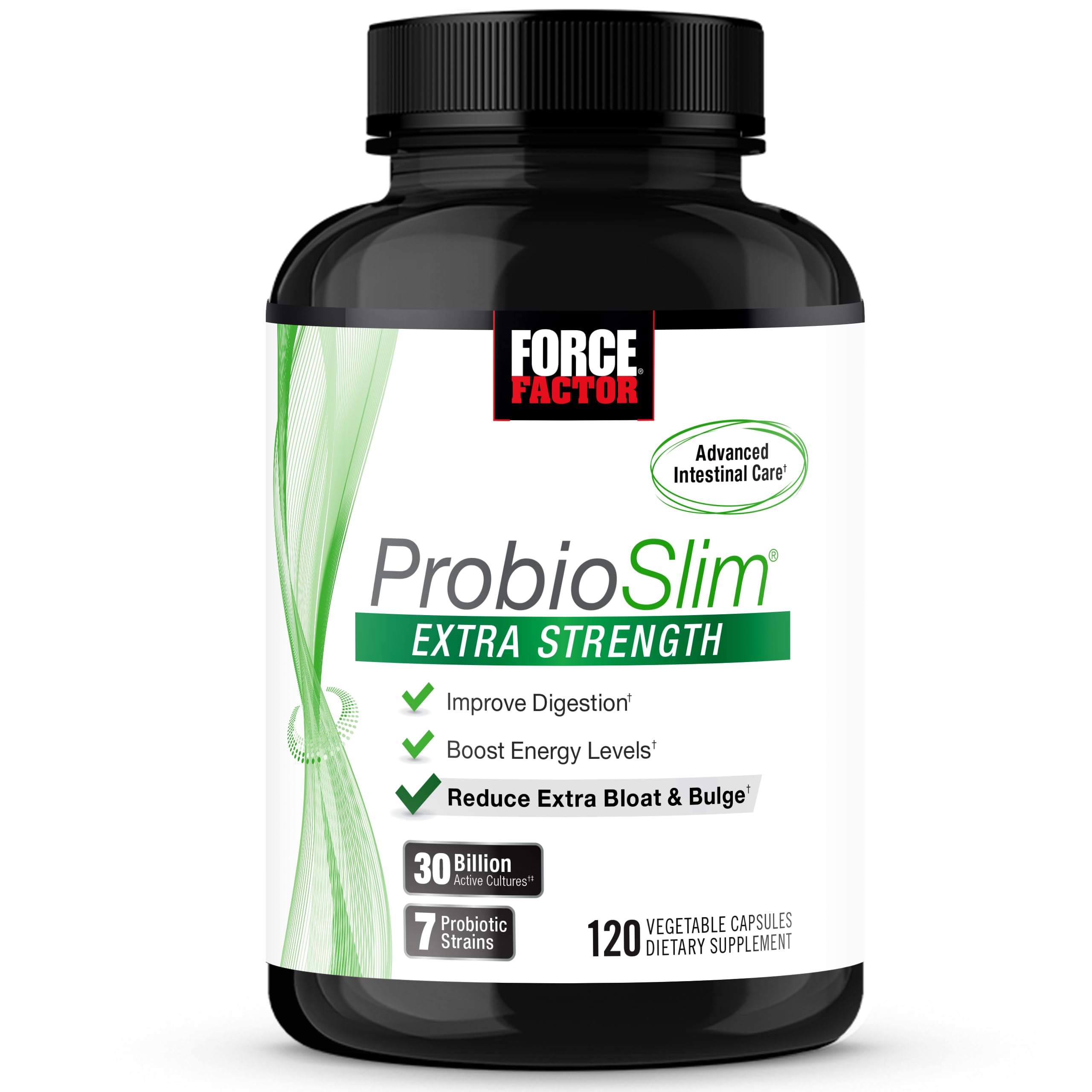Force Factor ProbioSlim Extra Strength Probiotic front view