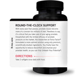 Force Factor Prostate Support Supplement bottle top view