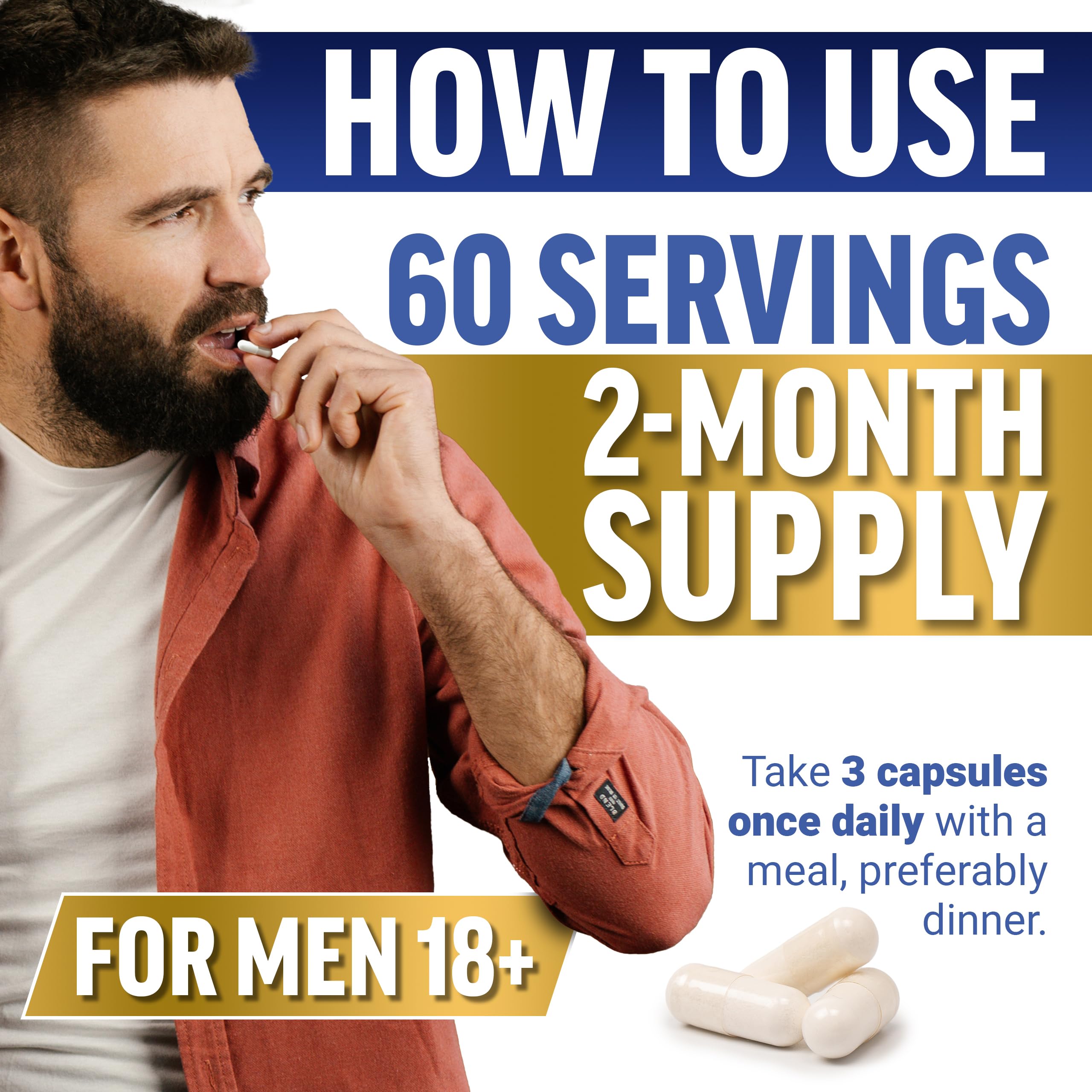 Force Factor Prostate Ultimate Supplement 200g with ingredients list