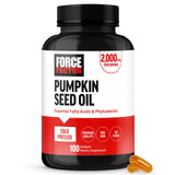 Force Factor Pumpkin Seed Oil 60 Capsules front view
