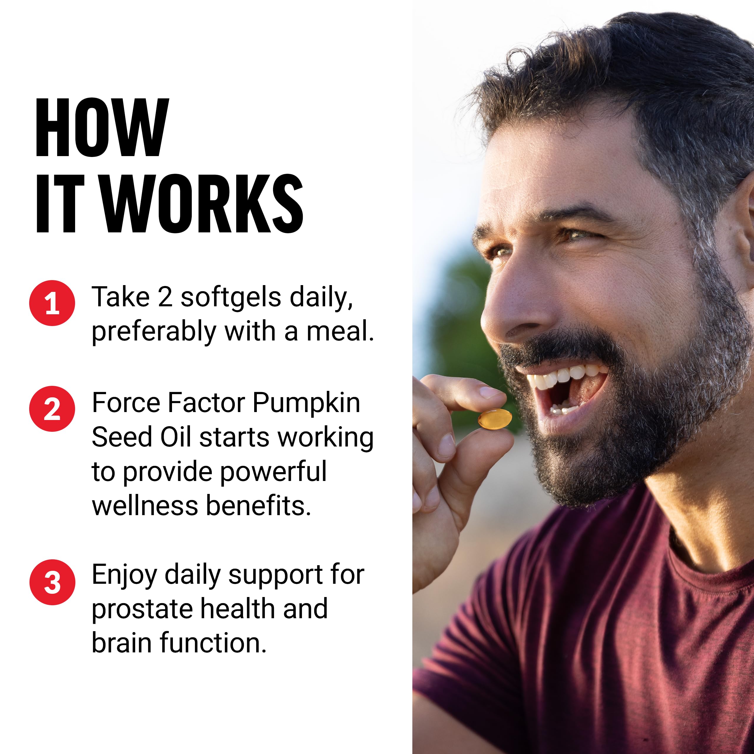 Force Factor Pumpkin Seed Oil ingredients list