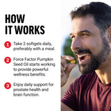Force Factor Pumpkin Seed Oil ingredients list
