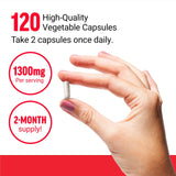 Force Factor Red Yeast Rice + CoQ10 supplement side view