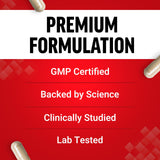 Force Factor Saw Palmetto Supplement capsules in a hand