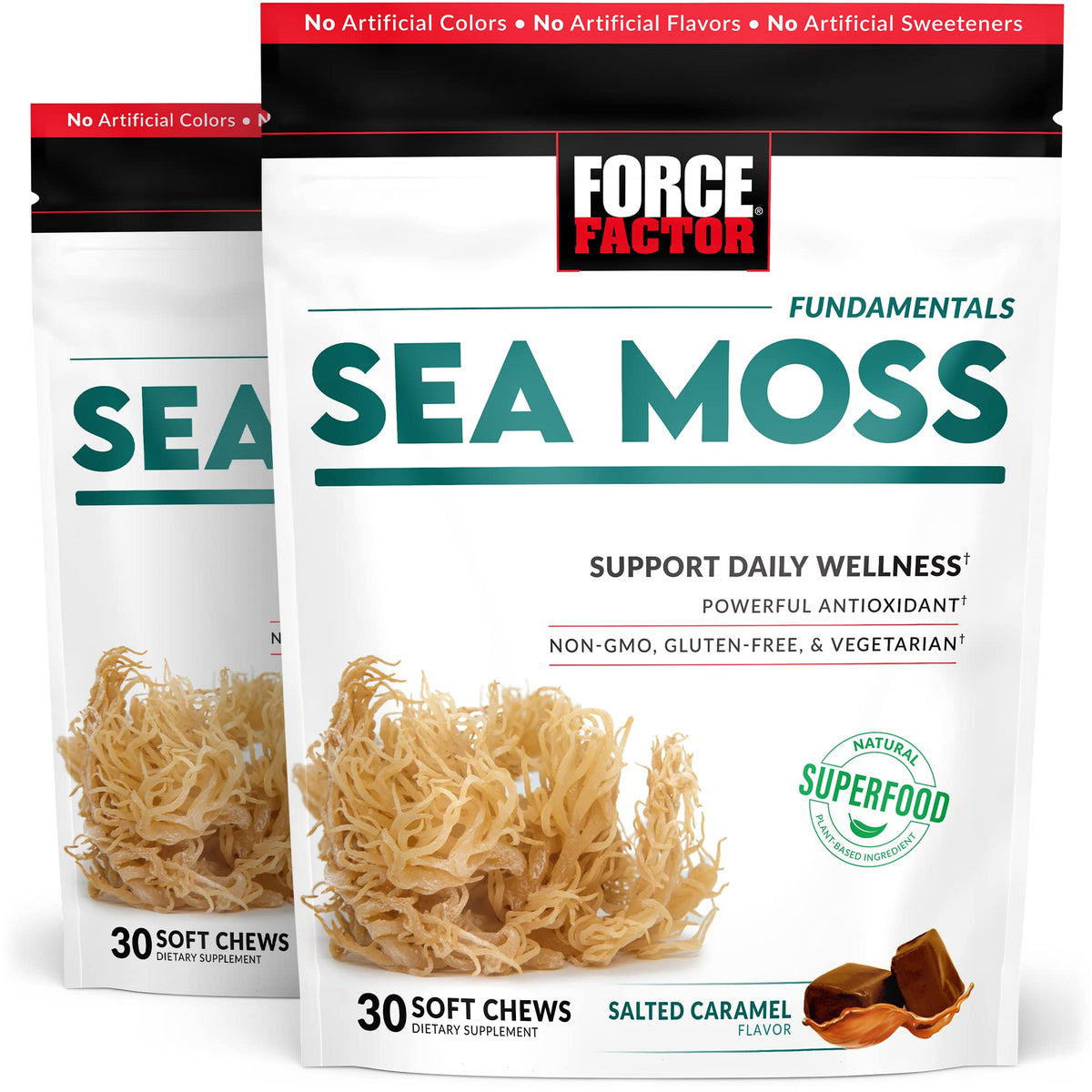 Force Factor Sea Moss Soft Chews 340g front view