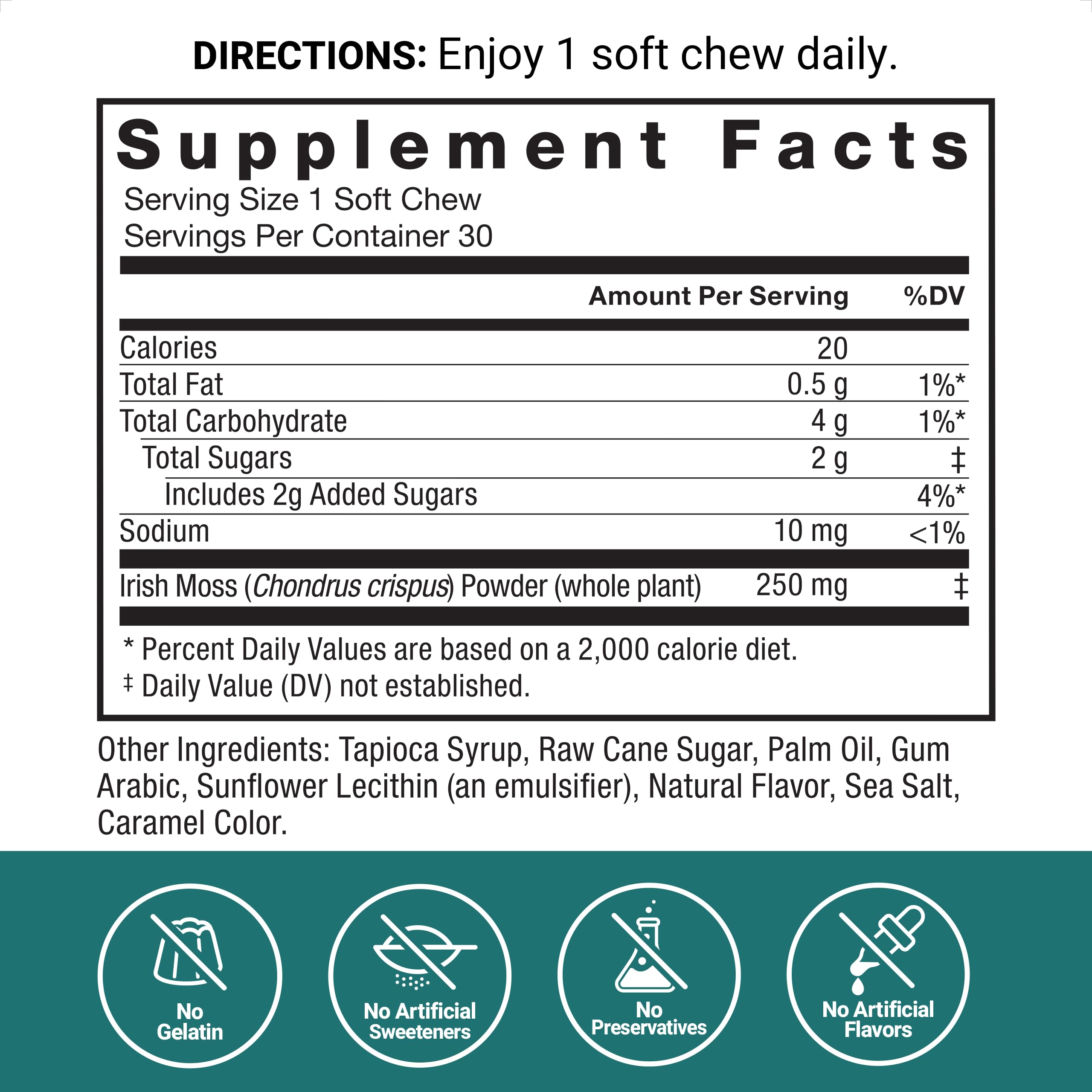 Force Factor Sea Moss Soft Chews in a bowl