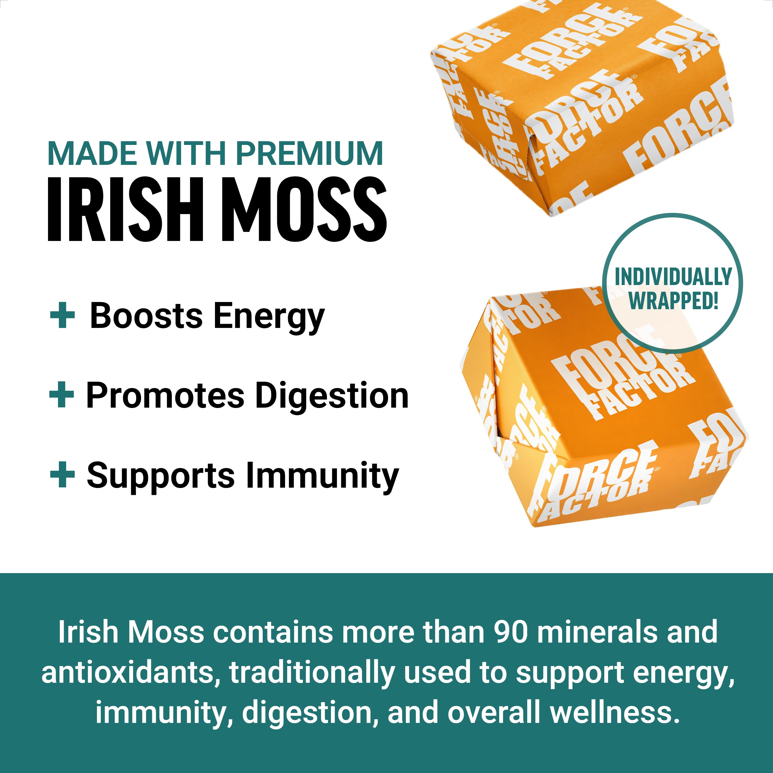 Force Factor Sea Moss Soft Chews packaging