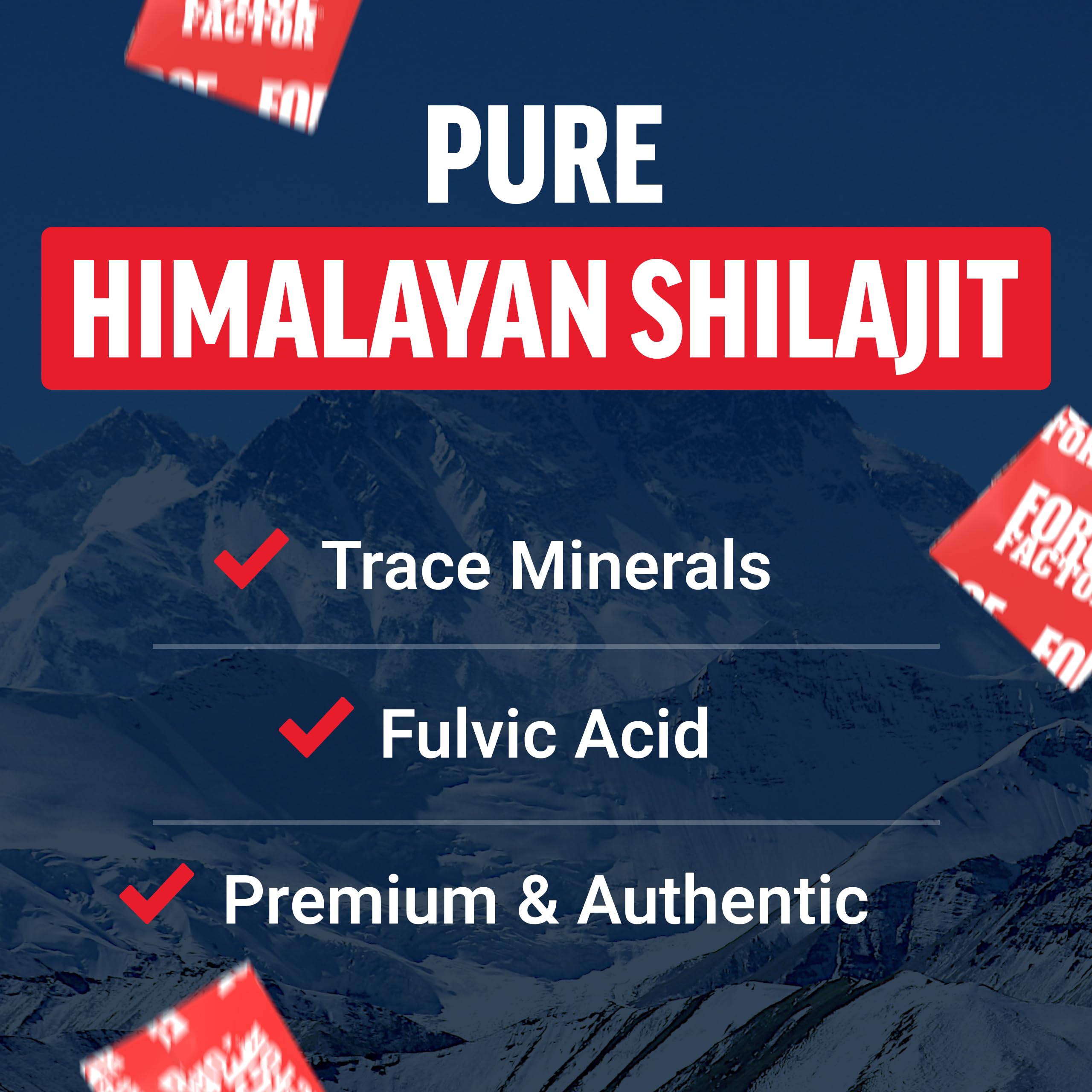 Force Factor Shilajit Soft Chews nutritional information