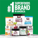 Force Factor Smarter Greens Tablets back view with ingredient list