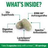 Force Factor Smarter Greens Tablets close-up of tablets