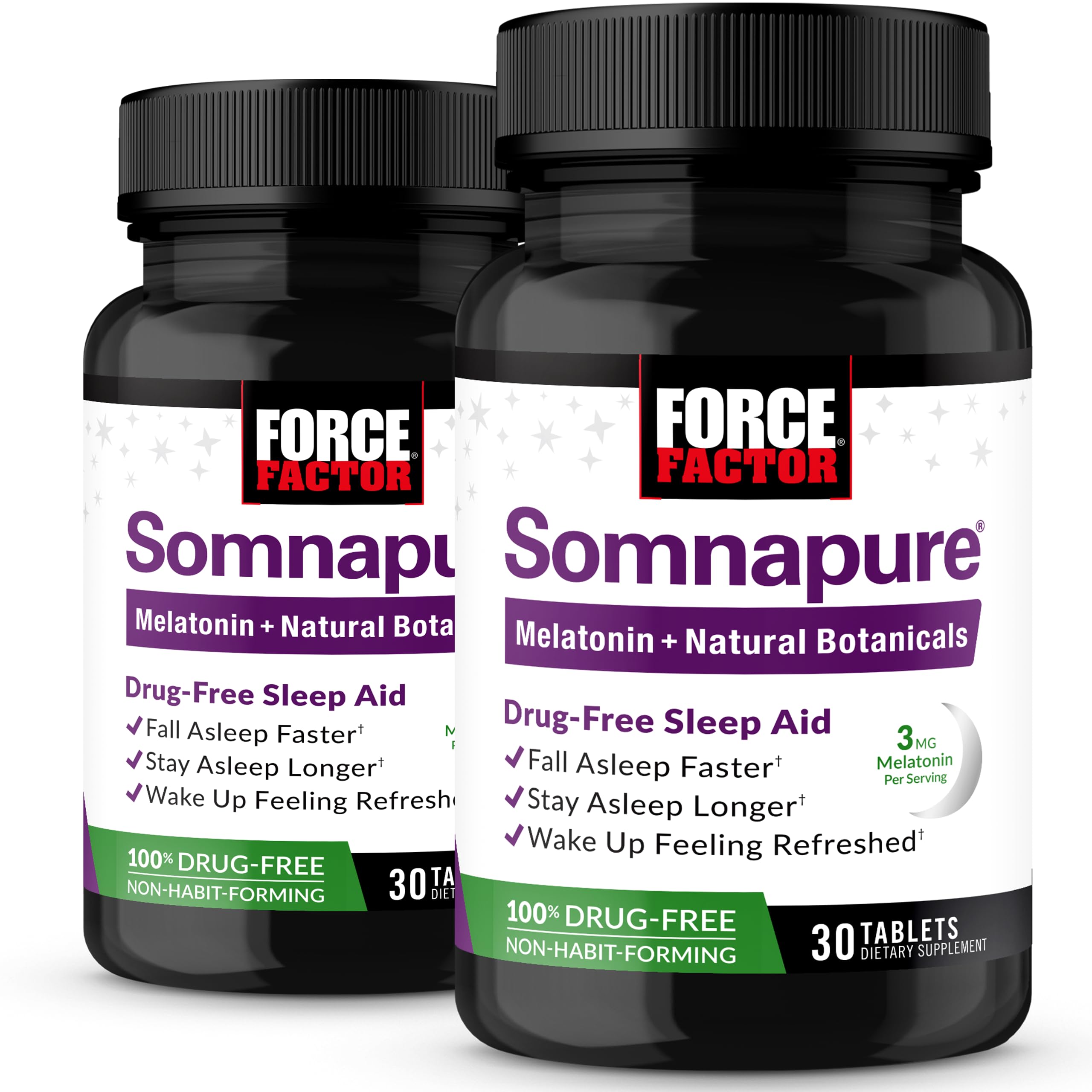 Force Factor Somnapure Sleep Supplement front view with packaging