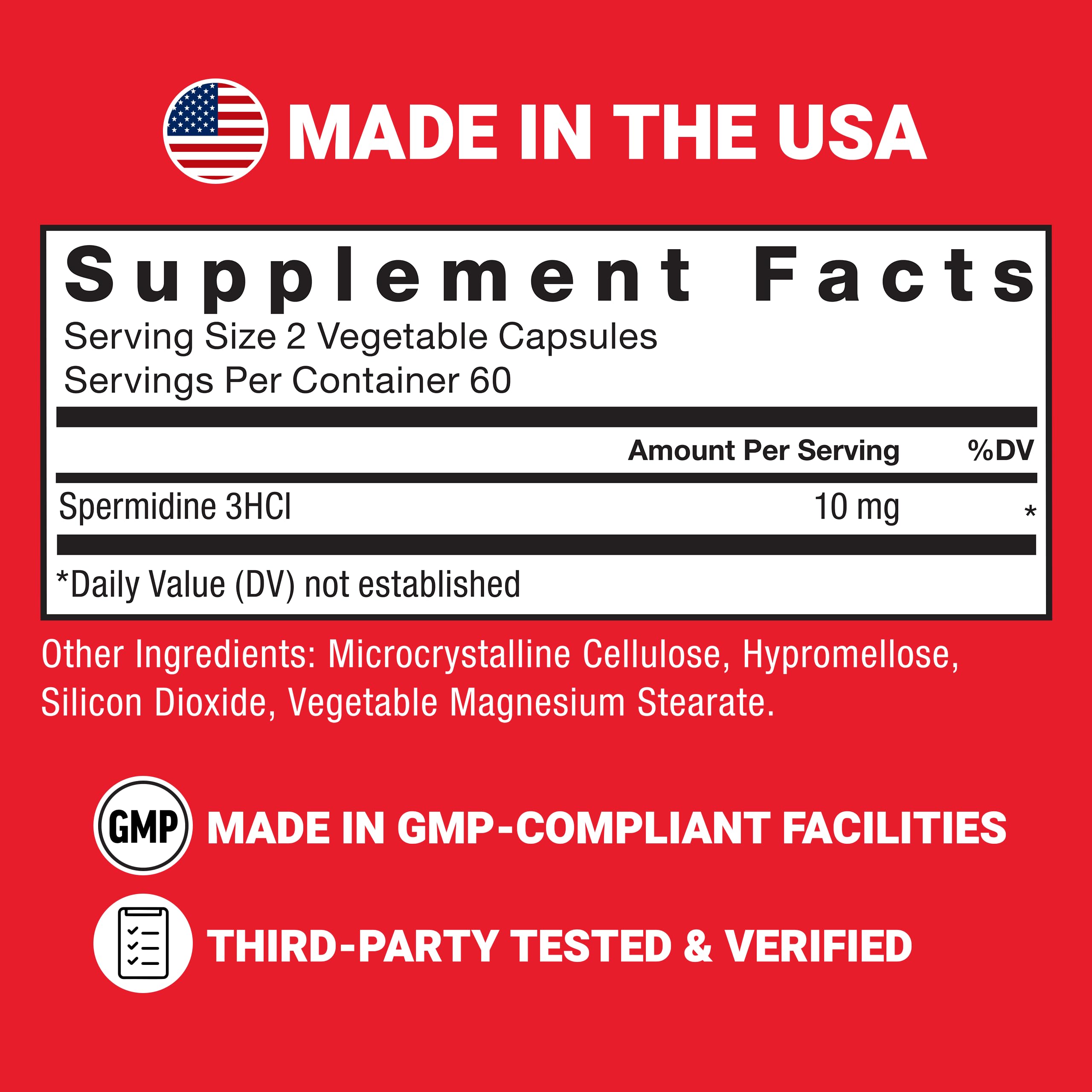 Force Factor Spermidine supplement lifestyle scene with a glass of water