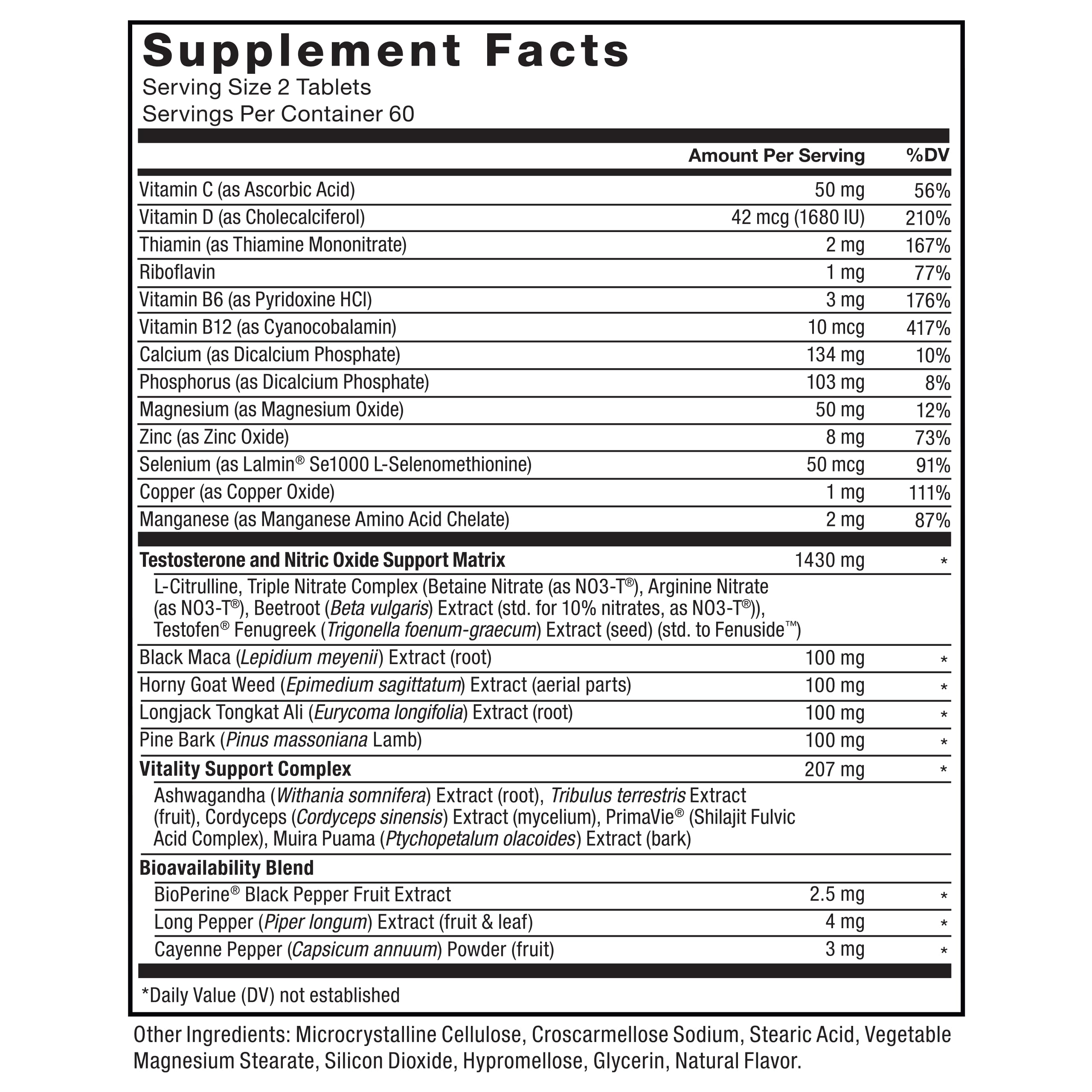 Force Factor Test X180 Alpha V2 close-up of capsules