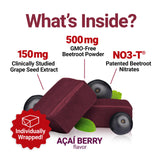 Force Factor Total Beets Blood Pressure Support Chews close-up of chews