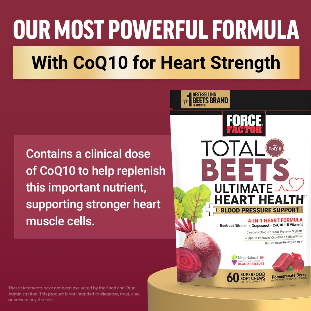 Force Factor Total Beets Blood Pressure Support Chews lifestyle scene