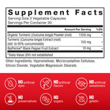 Force Factor Turmeric Curcumin supplement displayed with a measuring spoon