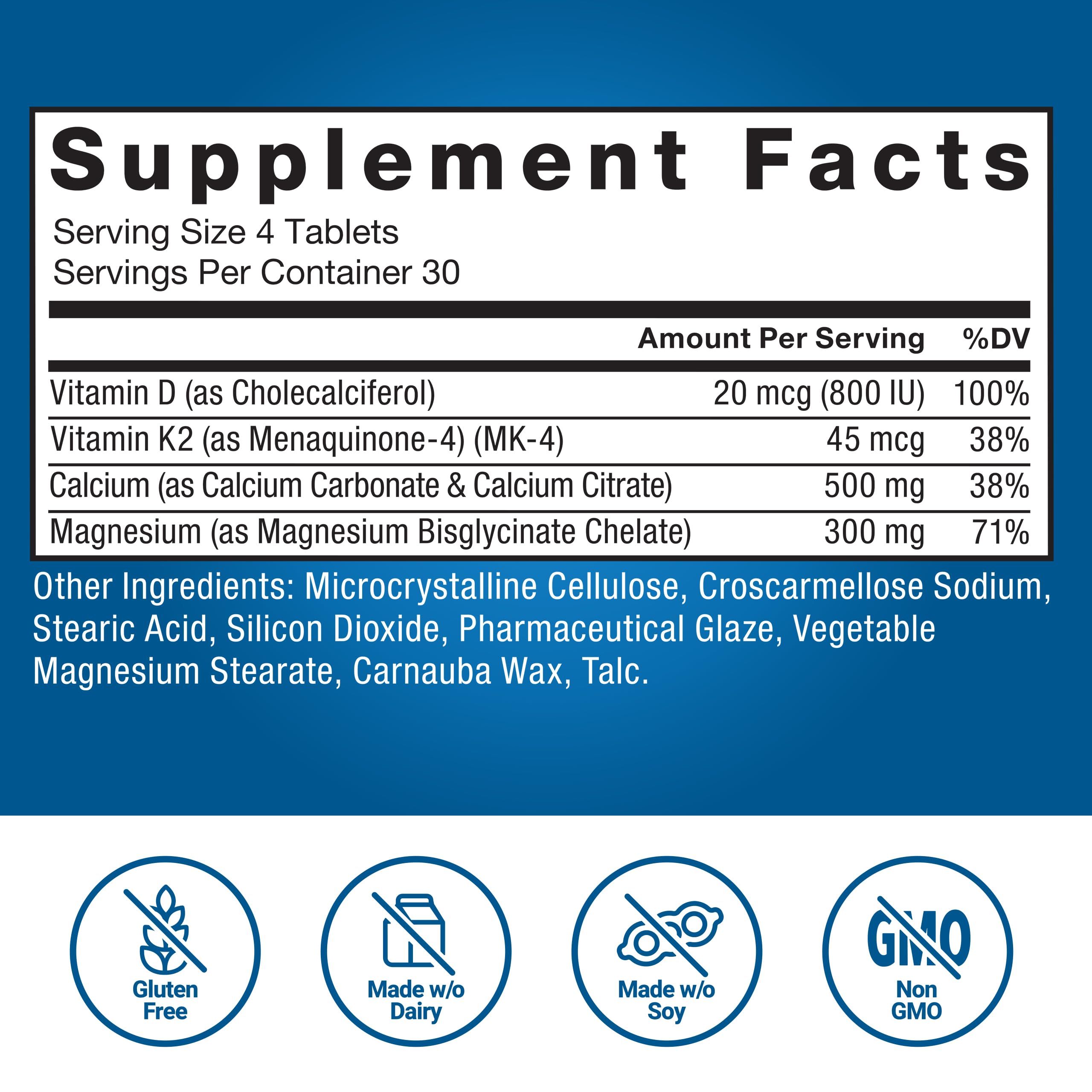 Force Factor Ultimate Magnesium Bone & Muscle product with a glass of water