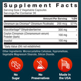 Force Factor Ultra Berberine support Absorption back view of packaging