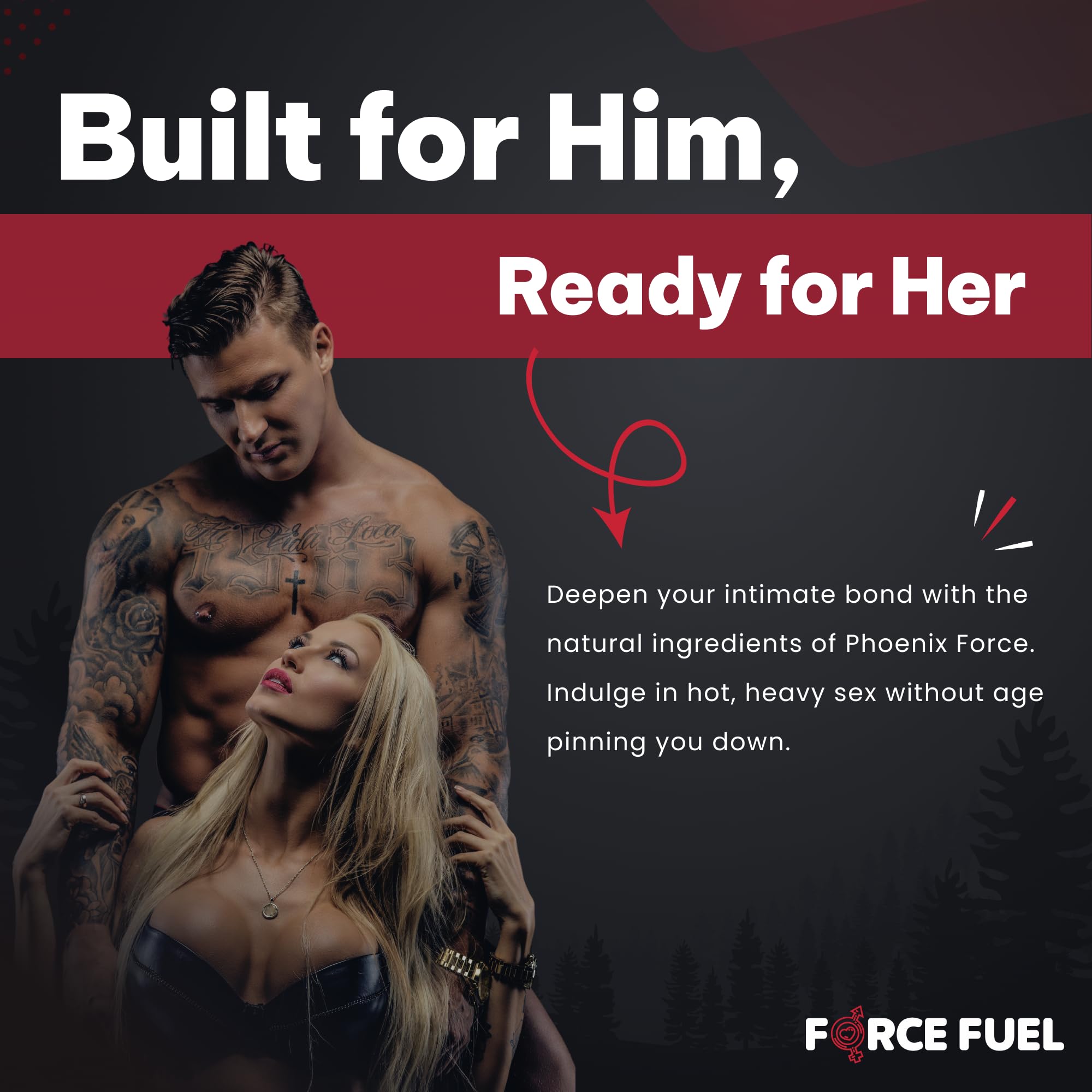 FORCE FUEL Male Performance Supplement packaging