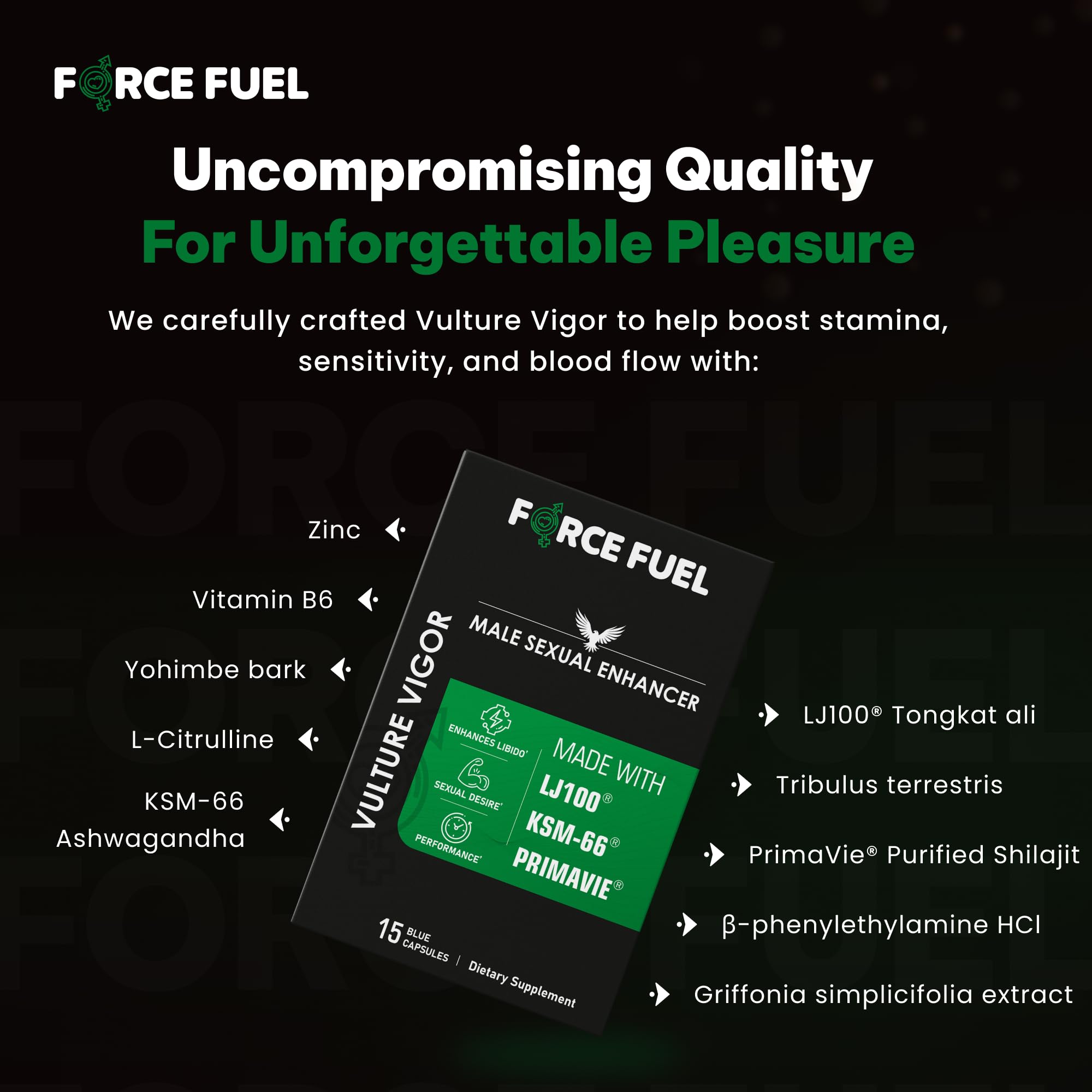 FORCE FUEL Vulture Vigor ingredients list