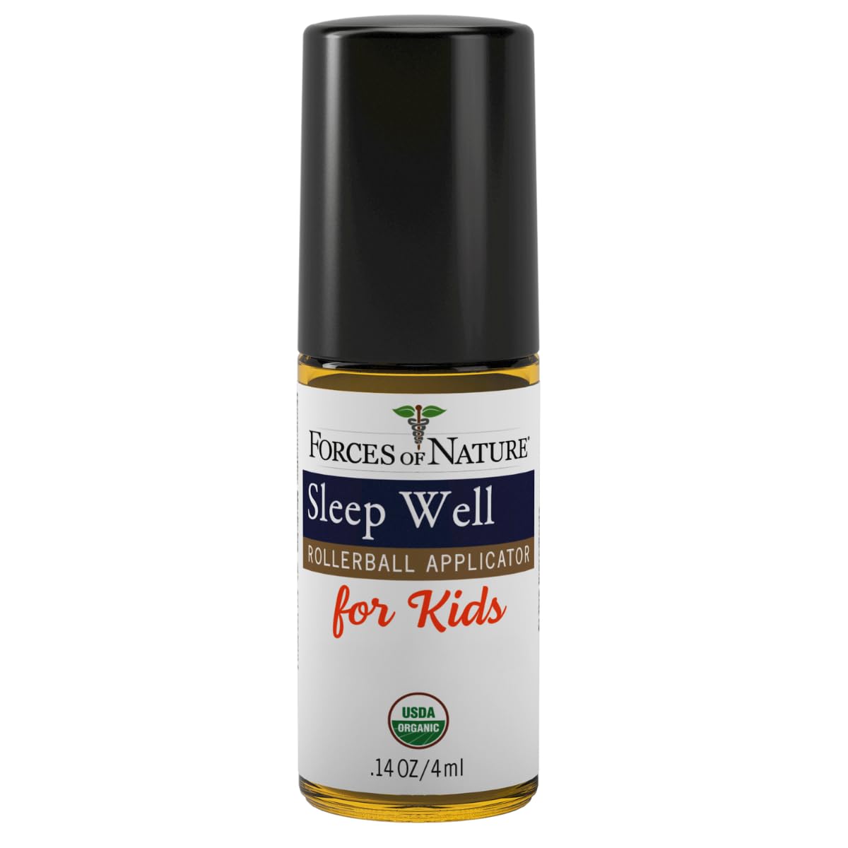 Forces of Nature Sleep Well for Kids roll-on application on skin