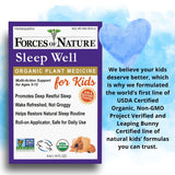 Forces of Nature Sleep Well for Kids roll-on bottle with natural ingredients