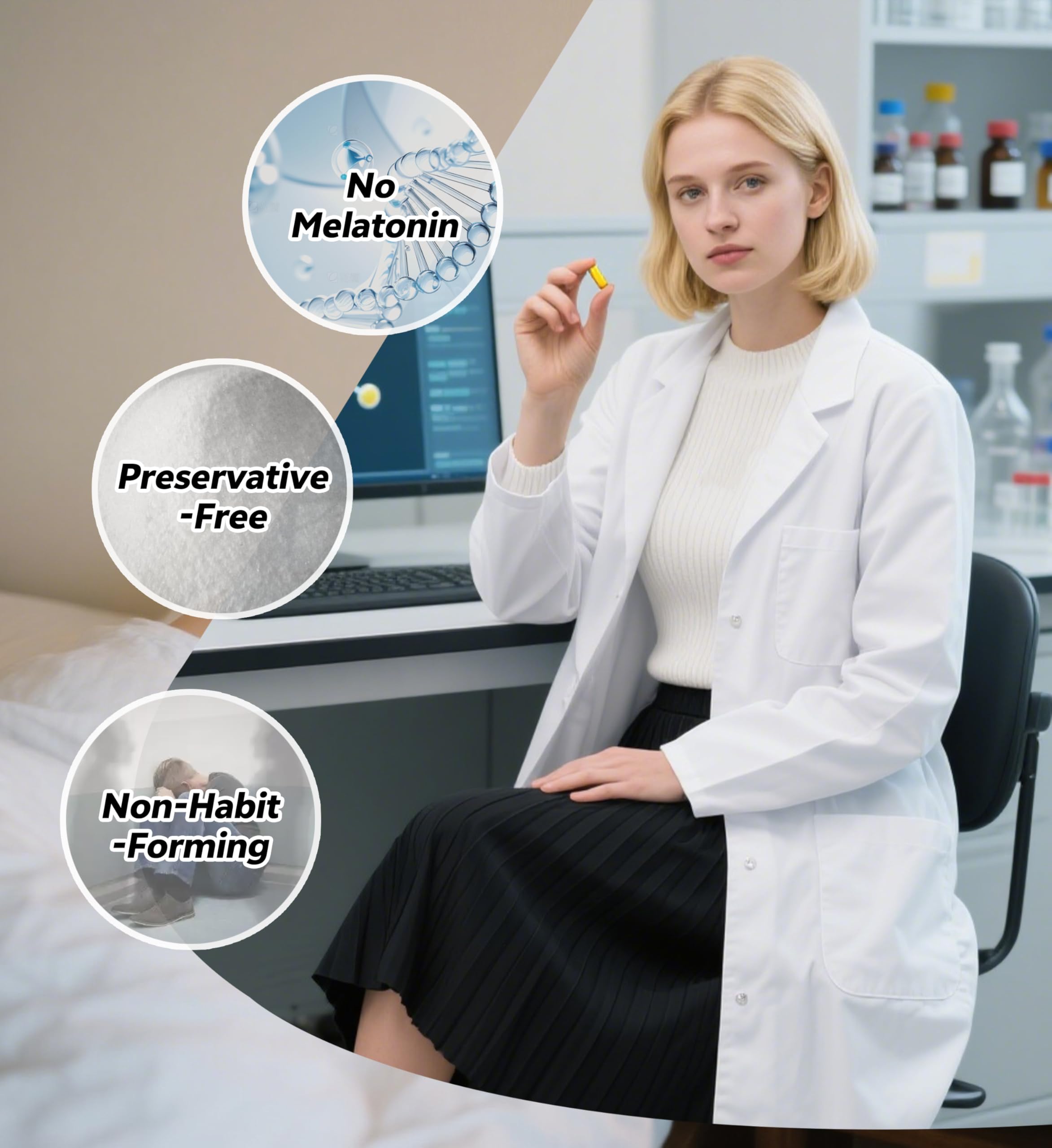ForestCode Natural Sleep Aid capsules lifestyle scene