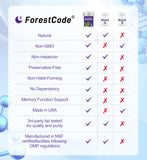 ForestCode Natural Sleep Aid capsules opened bottle