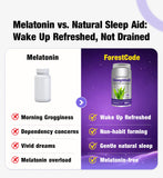 ForestCode Sleep Aid Supplement capsules in hand