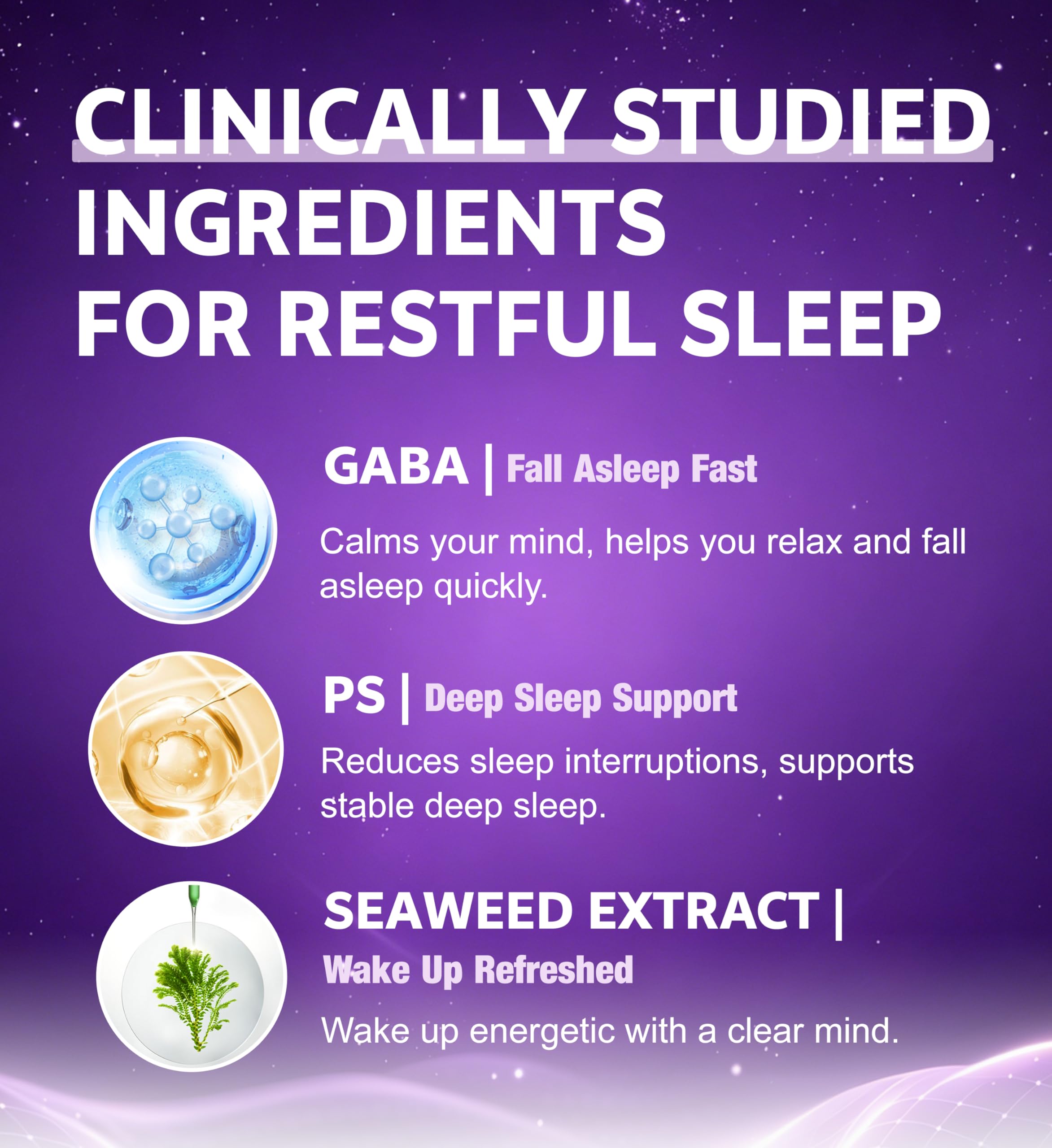 ForestCode Sleep Aid Supplement side view with ingredients