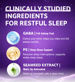 ForestCode Sleep Aid Supplement side view with ingredients