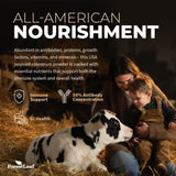 ForestLeaf Bovine Colostrum Powder mixed in a glass of water