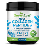 ForestLeaf Collagen Powder 558g front view with packaging