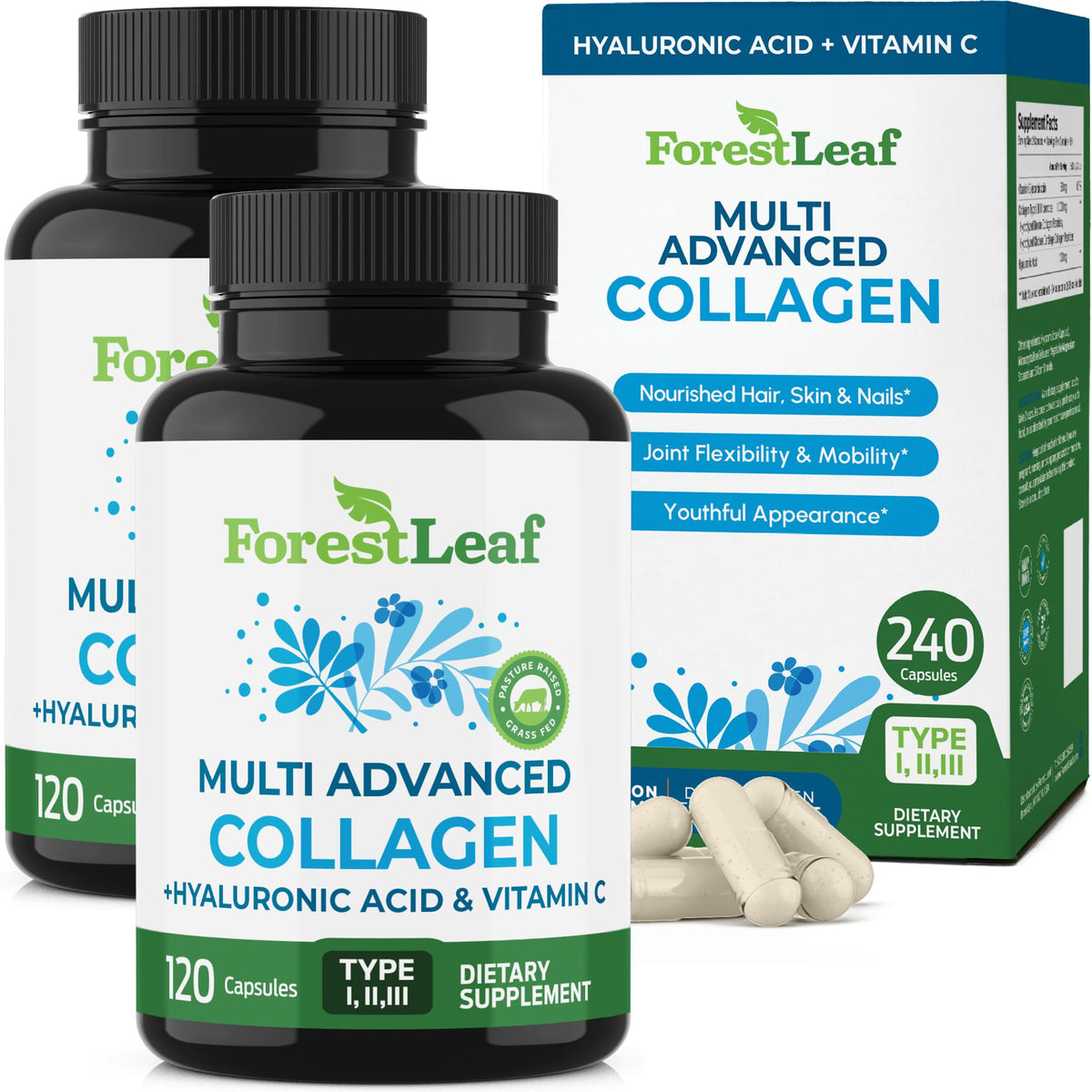 ForestLeaf Collagen Supplement 245g front view