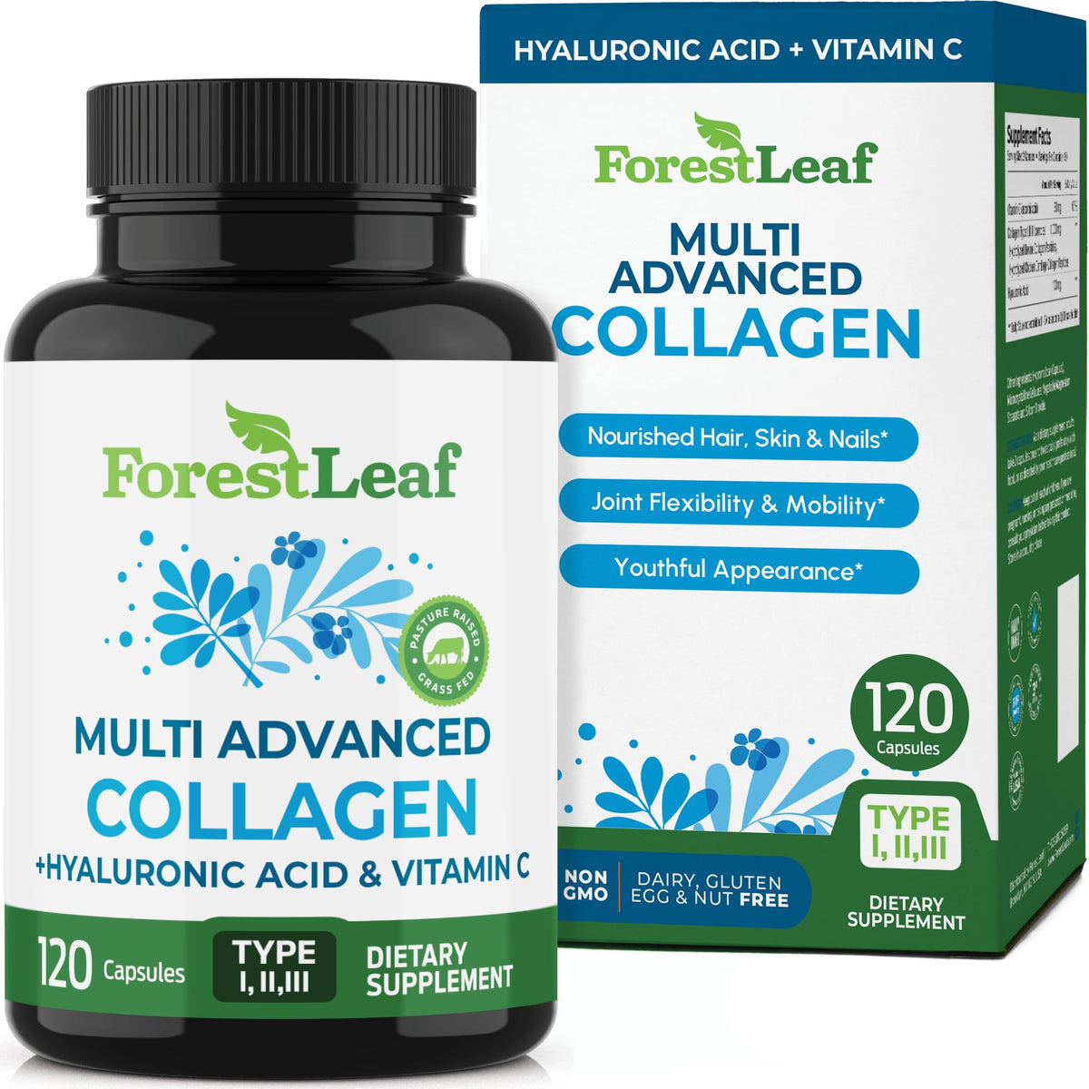 ForestLeaf Collagen Supplement bottle front view