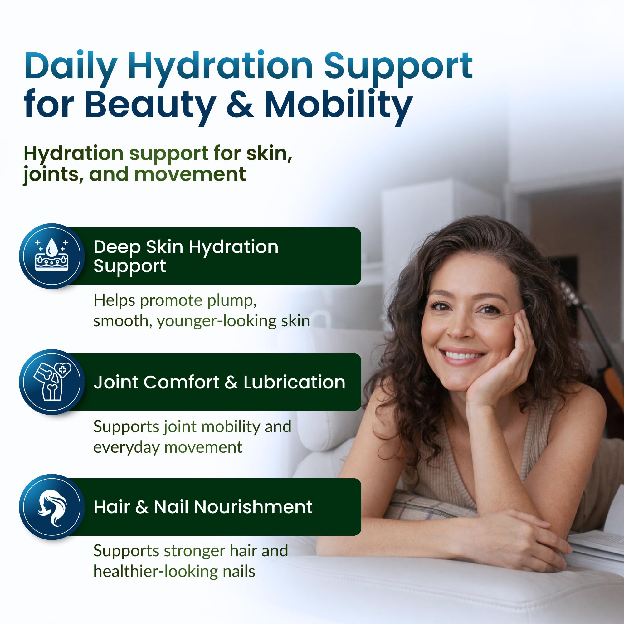 ForestLeaf Hyaluronic Acid Capsules 100mg bottle with label