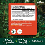 ForestLeaf Liposomal Vitamin C capsules with ingredients list