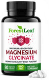 ForestLeaf Magnesium Glycinate 400mg capsules front view