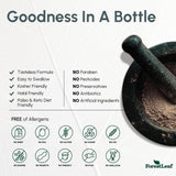 ForestLeaf Magnesium Glycinate capsules with a measuring spoon
