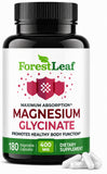 ForestLeaf Magnesium Glycinate Supplement 400mg front view