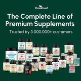 ForestLeaf Magnesium Glycinate Supplement 400mg with a glass of water