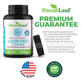 ForestLeaf Milk Thistle Supplement bottle side view