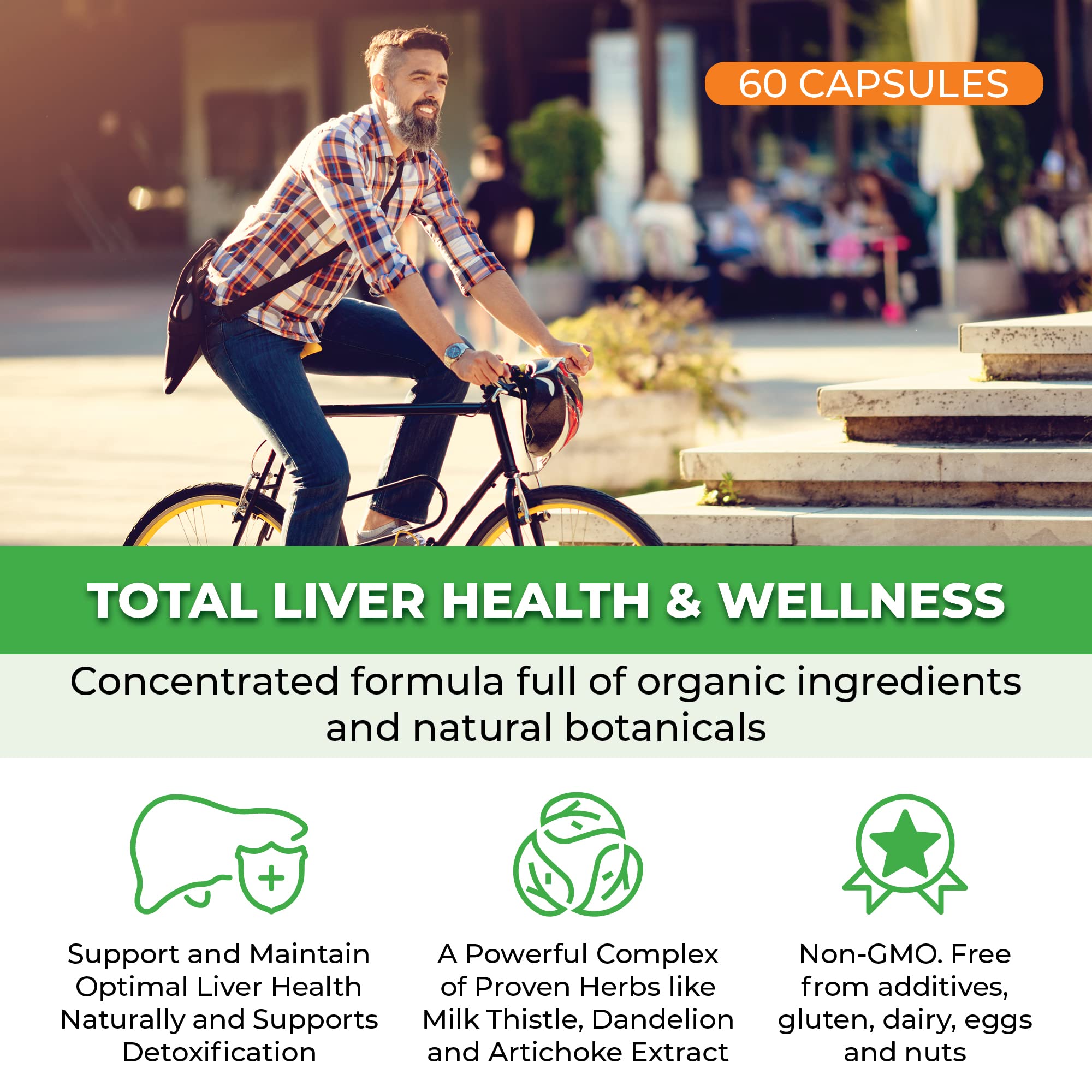 ForestLeaf Milk Thistle Supplement capsules close-up
