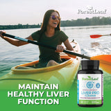 ForestLeaf Milk Thistle Supplement on a wooden table