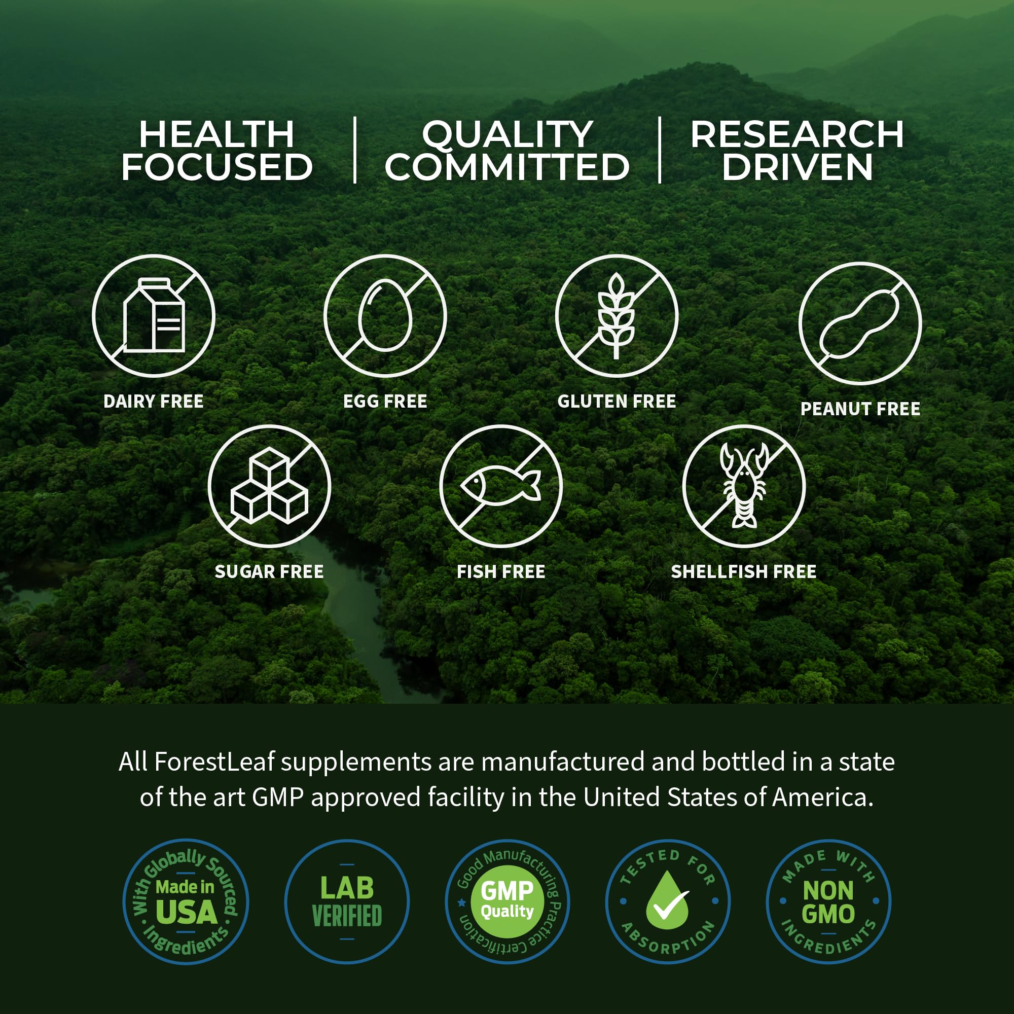 ForestLeaf Organ Meat Supplement ingredients list