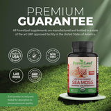 ForestLeaf Organic Sea Moss Capsules 750mg opened bottle