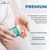 ForestLeaf Probiotics & Prebiotics 100 Billion CFU capsule close-up